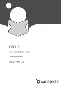 Manual de uso Sunstech FRD18 Radiodespertador