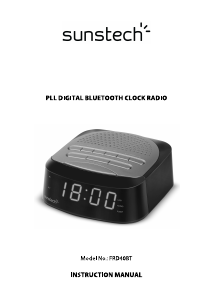 Manual Sunstech FRD40BT Alarm Clock Radio