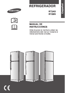 Manual de uso Samsung RT2BSCSW Frigorífico combinado