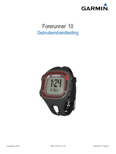 Bedienungsanleitung Garmin Forerunner 10 Sportuhr