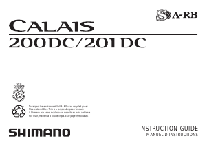 Manual de uso Shimano Calais 201DC Carrete de pesca