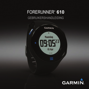 Handleiding Garmin Forerunner 610 Sporthorloge