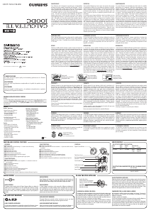 Mode d’emploi Shimano Calcutta TE 100DC Moulinet de pêche