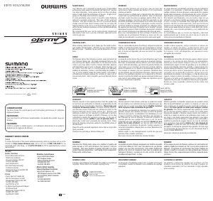 Manual de uso Shimano Callisto 100 Carrete de pesca