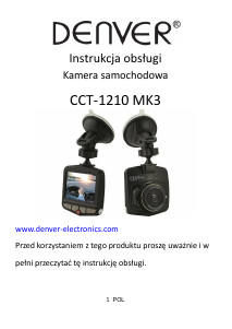 Instrukcja Denver CCT-1210MK3 Action cam