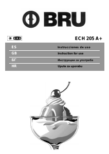 Наръчник BRU ECH 205 A+ Фризер