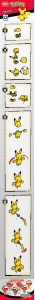 Kullanım kılavuzu Mega Construx set GKY69 Pokemon Pikachu