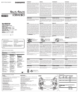 Manual de uso Shimano Chronarch 50Mg Carrete de pesca