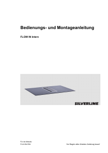 Bedienungsanleitung Silverline FLIK 854 ESK Flow-In Intern Kochfeld