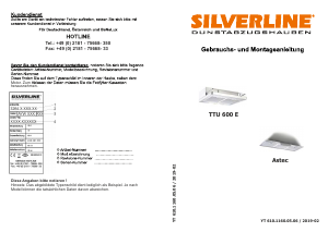 Bedienungsanleitung Silverline TTU 600 E Tatu Dunstabzugshaube