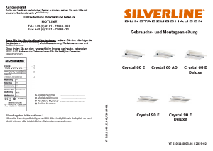 Bedienungsanleitung Silverline CRF 910 E Crystal Deluxe Dunstabzugshaube