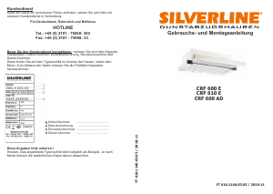 Bedienungsanleitung Silverline CRF 900 E Crystal Dunstabzugshaube
