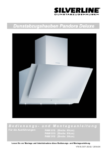Bedienungsanleitung Silverline PAW 810 SE Pandora Deluxe Dunstabzugshaube