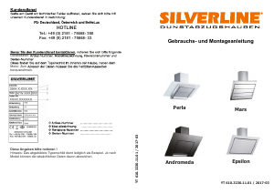 Bedienungsanleitung Silverline ANW 810 S Andromeda Deluxe Dunstabzugshaube