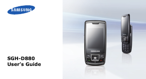 Manual Samsung SGH-D880 Mobile Phone