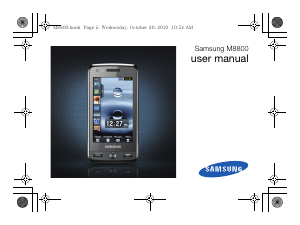 Manual Samsung GT-M8800 Pixon Mobile Phone