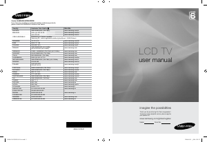 Manual de uso Samsung LE46A656A1F Televisor de LCD