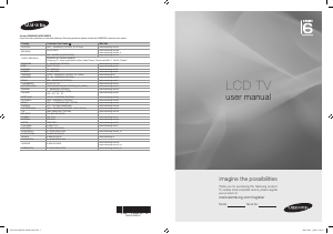 Manual Samsung LE19B650T6W LCD Television