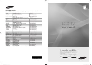 Manual Samsung LE32A676A1M LCD Television