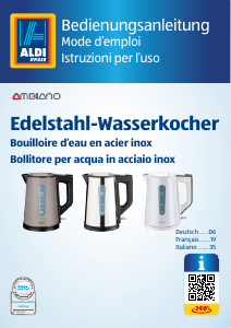 Manuale Ambiano GT-WK-eds-05 Bollitore