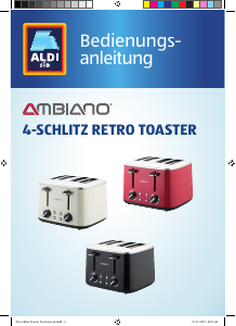 Bedienungsanleitung Ambiano GT-TR-FS-01 Toaster