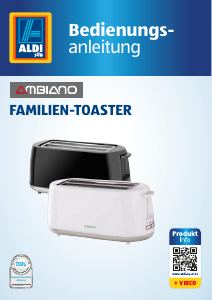 Bedienungsanleitung Ambiano GT-Tdls-e-01 Toaster