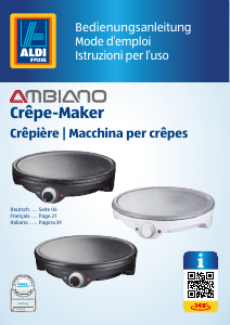 Manuale Ambiano GT-CPM-03 Crepiera