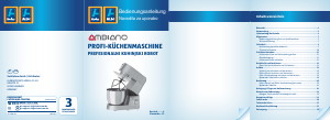 Bedienungsanleitung Ambiano GT-PKM-03 Standmixer