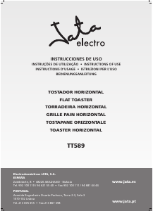 Manual de uso Jata TT589 Tostador