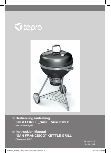 Manual Tepro 1119 San Francisco Barbecue