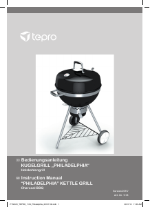 Manual Tepro 1118 Philadelphia Barbecue