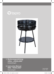 Manual Tepro 1167 Highland Barbecue