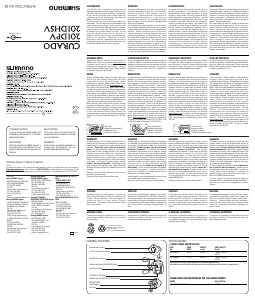 Manual de uso Shimano Curado 201DPV Carrete de pesca