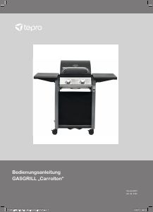 Bedienungsanleitung Tepro 3163 Carrolton Barbecue