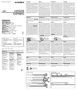 Manual de uso Shimano Curado 300DSV Carrete de pesca