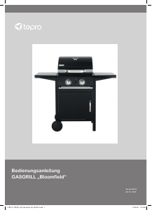 Bedienungsanleitung Tepro 3160 Bloomfield Barbecue