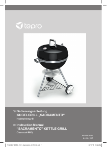 Manual Tepro 1117 Sacramento Barbecue