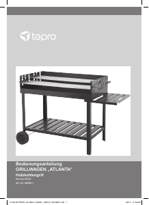 Bedienungsanleitung Tepro 00299-1 Atlanta Barbecue