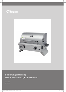 Bedienungsanleitung Tepro 3143 Cleveland Barbecue