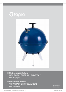 Manual Tepro 1148 Crystal Barbecue