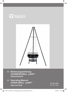 Manual Tepro 1135 Cary Barbecue