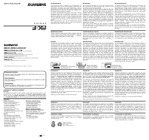 Manual de uso Shimano FX 1000F Carrete de pesca
