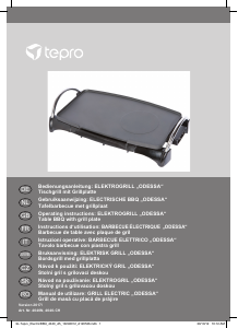 Bruksanvisning Tepro 4040N Odessa Bordgrill