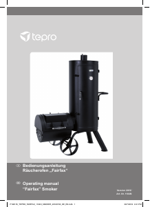 Handleiding Tepro 1104N Fairfax Rookoven