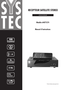 Manual Systec 64071574 Digital Receiver