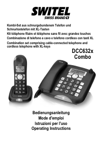 Bedienungsanleitung Switel DC6322 Combo Telefon