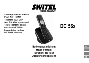 Manuale Switel DC561 Telefono senza fili