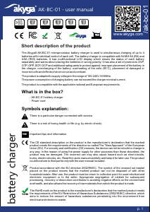 Manual Akyga AK-BC-01 Battery Charger