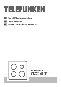 Manual Telefunken TFCK60EDS10X Hob