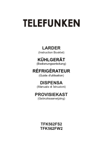 Mode d’emploi Telefunken TFK562FW2 Réfrigérateur